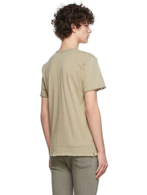 rag & bone Brown Organic Cotton T-Shirt