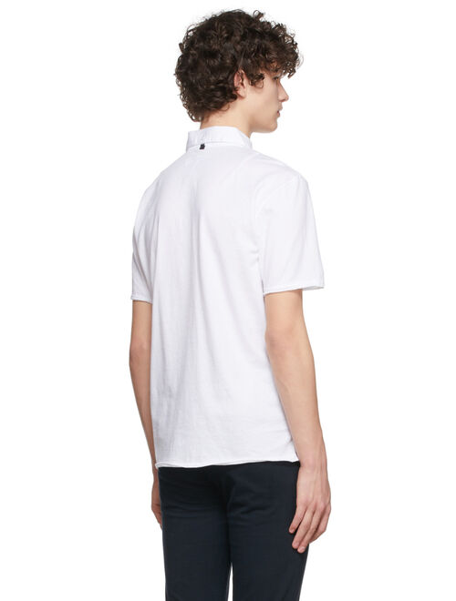 rag & bone White Organic Cotton Polo