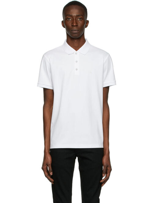 rag & bone White Jersey Polo