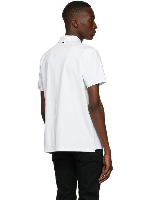 rag & bone White Jersey Polo