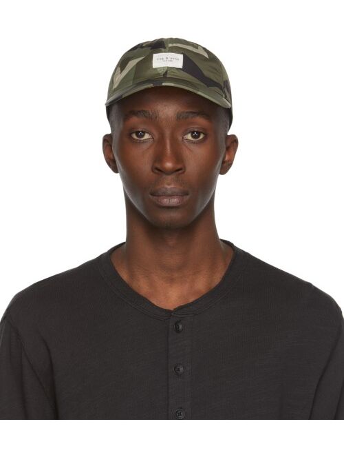 rag & bone Green Addison Baseball Cap