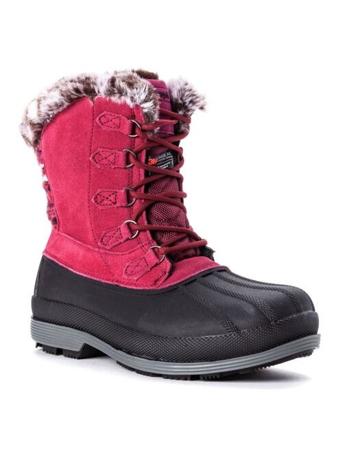 Propet Women's Lumi Tall Lace Snow Boot