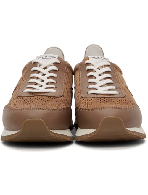 rag & bone Brown Retro Runner Low-Top Sneakers