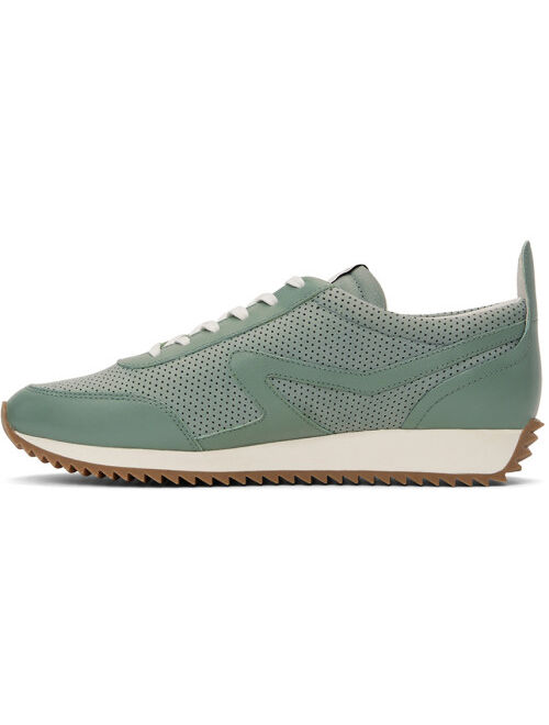 rag & bone Green Retro Runner Low-Top Sneakers