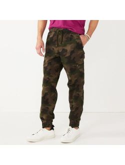 Zip Cargo Jogger Pants