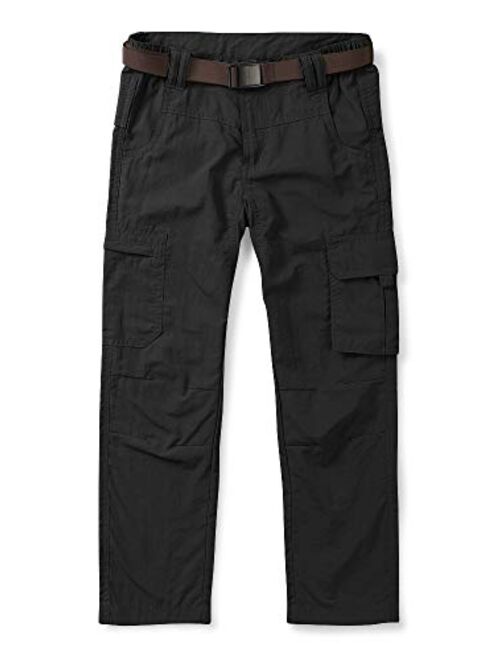 OCHENTA Men & Boys' Quick Dry Cargo Pants for Outdoor Hiking Camping Fishing