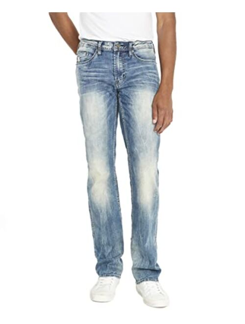 Buffalo David Bitton Men's Relaxed Straight Driven Jeans