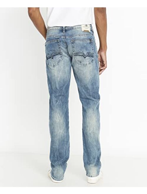 Buffalo David Bitton Men's Relaxed Straight Driven Jeans