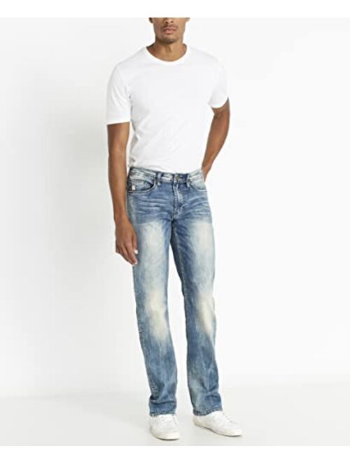 Buffalo David Bitton Men's Relaxed Straight Driven Jeans