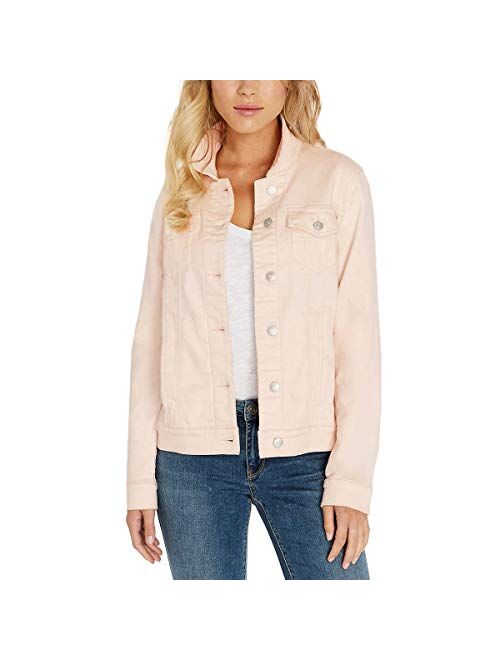 Buffalo David Bitton Womens Knit Denim Jacket