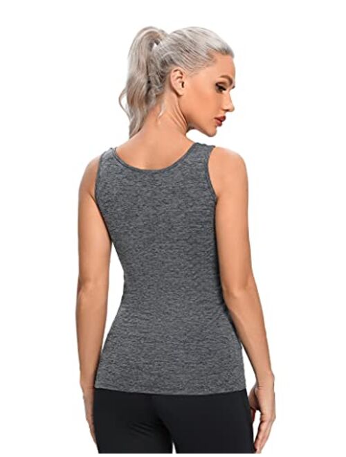 Layla'S Celebrity Womens Tank Tops Seamless Black White Gray Nude