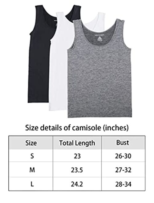 Layla'S Celebrity Womens Tank Tops Seamless Black White Gray Nude