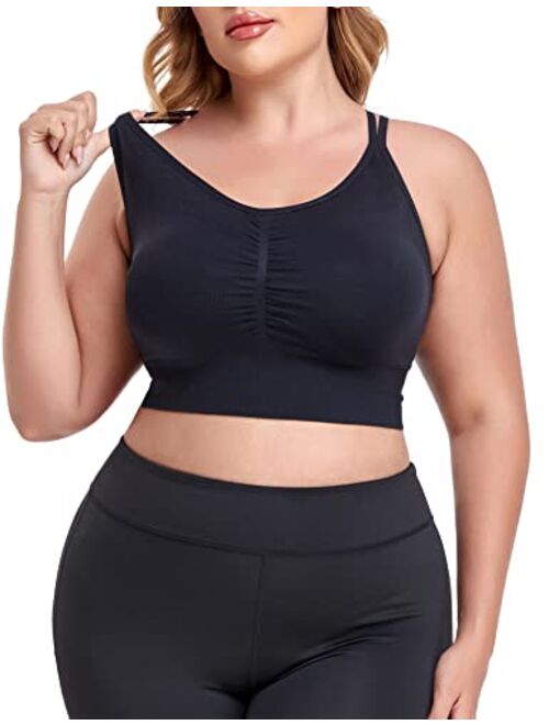 Layla's Celebrity Sports Bras for Women Plus Size Sports Bra Comfortable Bralette