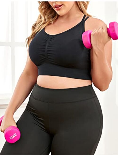 Layla's Celebrity Sports Bras for Women Plus Size Sports Bra Comfortable Bralette