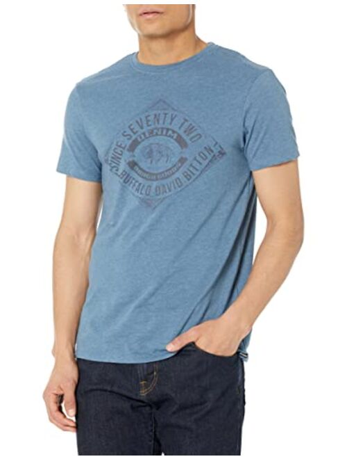 Buffalo David Bitton Men's Short Sleeve Logo Tee