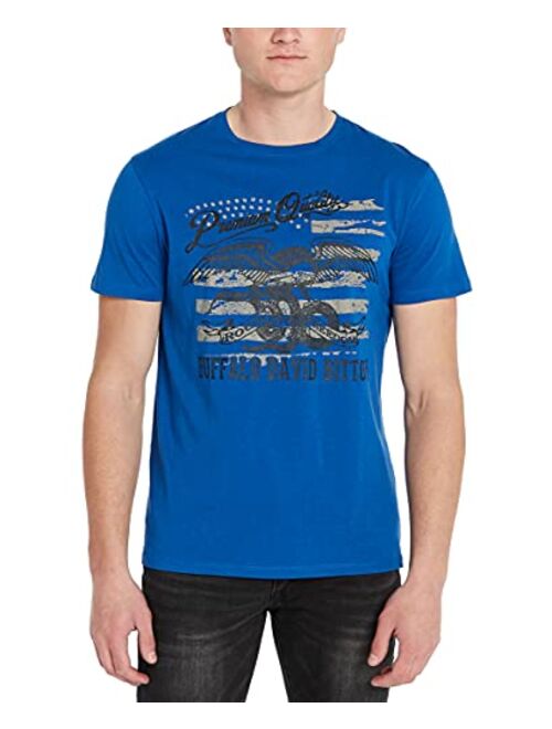 Buffalo David Bitton Men's Short Sleeve Americana Tee