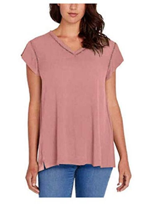 Buffalo David Bitton Ladies' Short Sleeve V-Neck Top