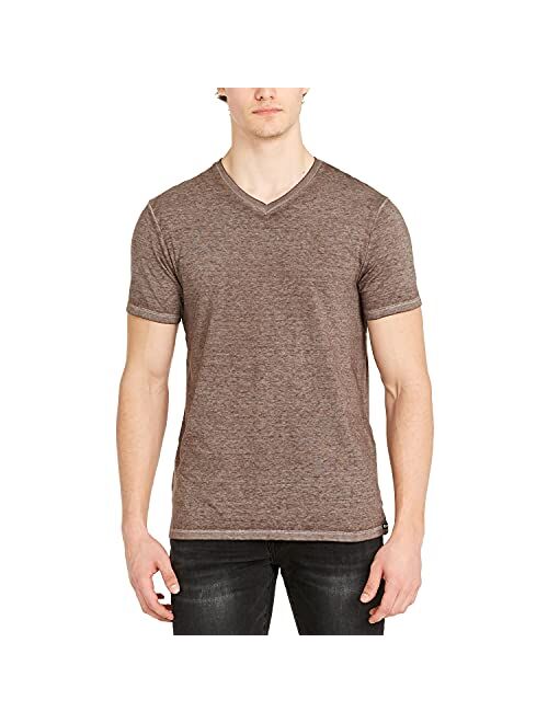 Buffalo David Bitton Men's V-Neck Burnout Tee