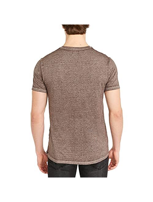 Buffalo David Bitton Men's V-Neck Burnout Tee