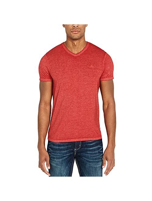 Buffalo David Bitton Men's V-Neck Burnout Tee