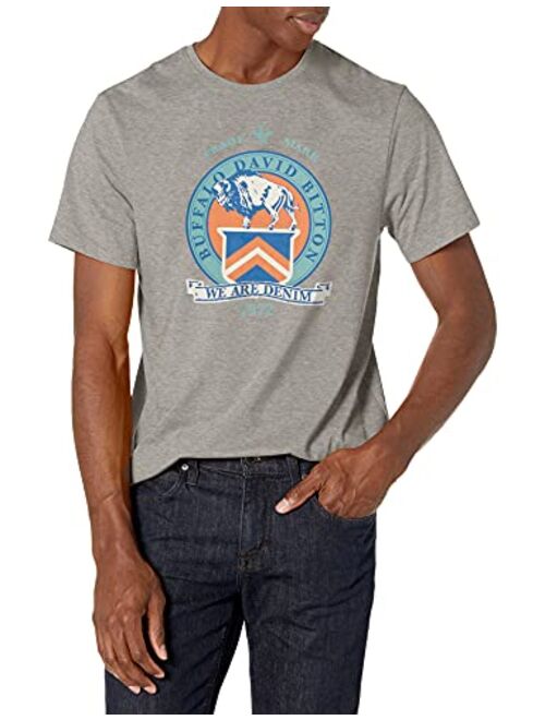 Buffalo David Bitton Men's V-Neck Burnout Tee