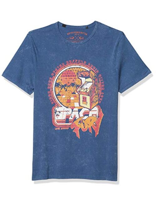 Buffalo David Bitton Men's Short Sleeve Crew Neck Graphic Tee