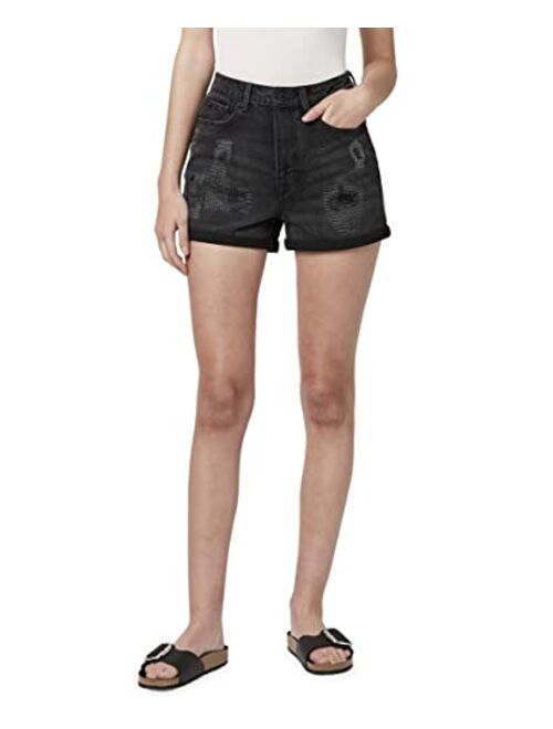 Buffalo David Bitton Women's Joanna Super High Rise Denim Shorts