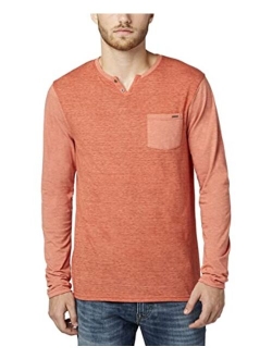 Men's Long Sleeve Henley