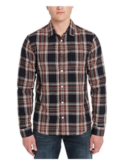 Men's Long Sleeve Plaid Button Down