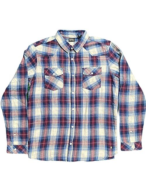 Buffalo David Bitton Men's Long Sleeve Plaid Button Down