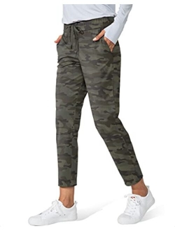 Women's Pants with Deep Pockets 7/8 Stretch Sweatpants for Women Athletic, Golf, Lounge, Work