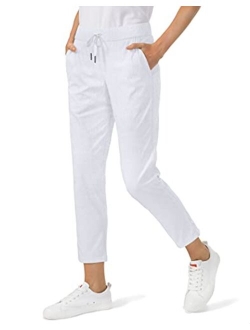 Women's Pants with Deep Pockets 7/8 Stretch Sweatpants for Women Athletic, Golf, Lounge, Work