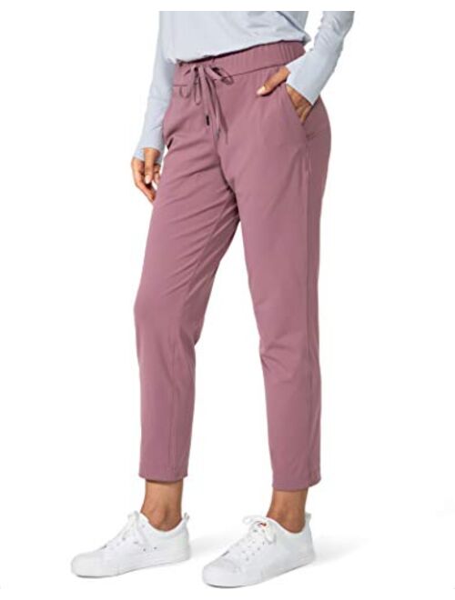 G Gradual Women's Pants with Deep Pockets 7/8 Stretch Sweatpants for Women Athletic, Golf, Lounge, Work