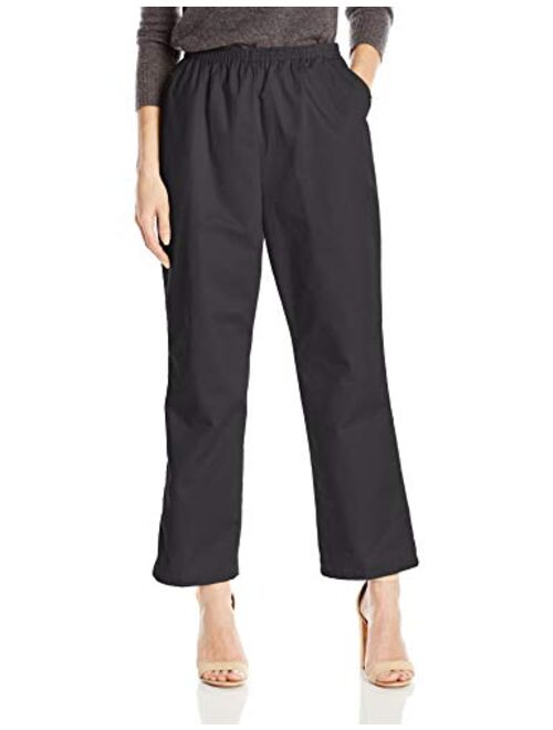 Chic Classic Collection Women's Cotton Pull-on Pant with Elastic Waist