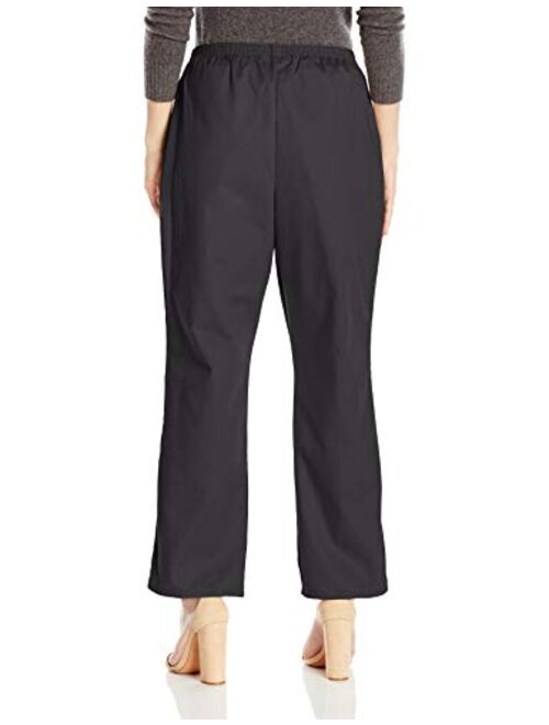 Chic Classic Collection Women's Cotton Pull-on Pant with Elastic Waist