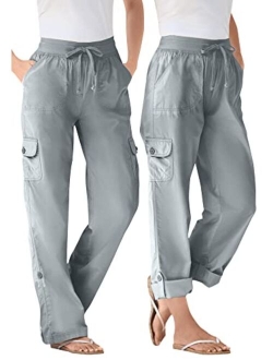 Women's Plus Size Convertible Length Cargo Pant