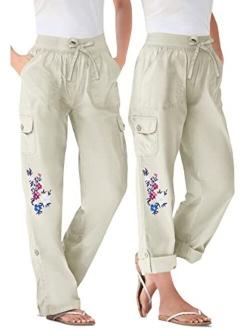 Women's Plus Size Convertible Length Cargo Pant