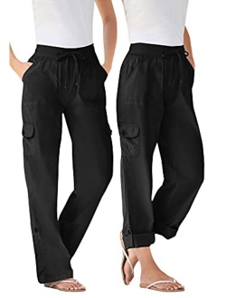 Women's Plus Size Convertible Length Cargo Pant