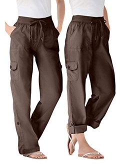 Women's Plus Size Convertible Length Cargo Pant