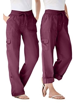 Women's Plus Size Convertible Length Cargo Pant