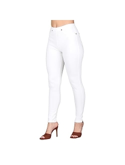 Lildy Women's Denim Jeggings, Stretchable Cotton Blend