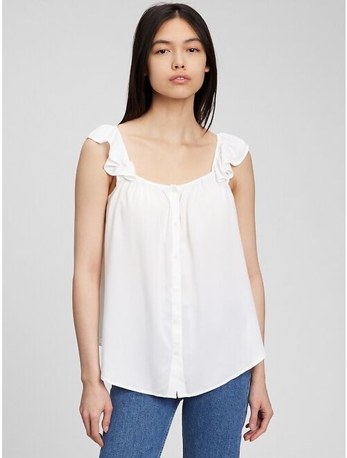 Gap Maternity Flutter Sleeve Tank Top