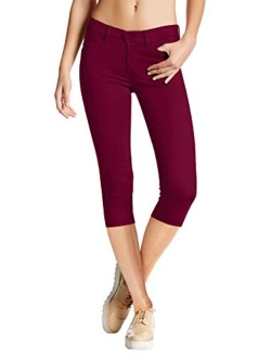 Hybrid & Company Hybrid and Company Women's Hyper Stretch Denim Capri Jeans