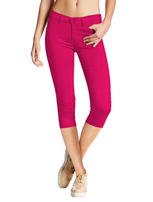 Hybrid & Company Hybrid and Company Women's Hyper Stretch Denim Capri Jeans