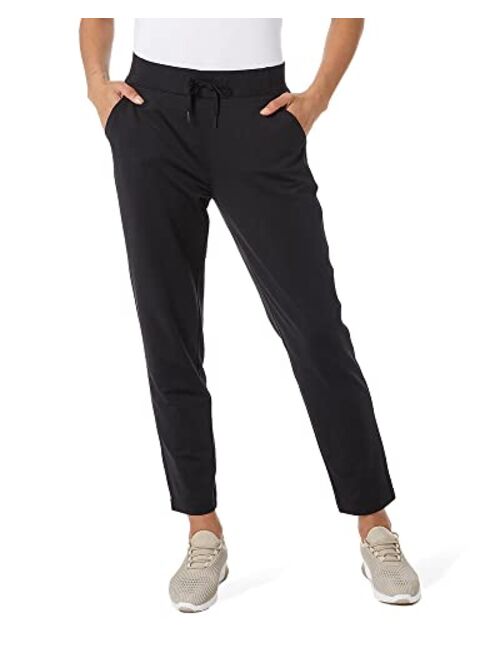 32 Degrees 32 DEGREEES Women's Ultra Comfy Everyday Pants| Adjustable Drawstring | 4-Way Stretch | Modern-Fit | Office