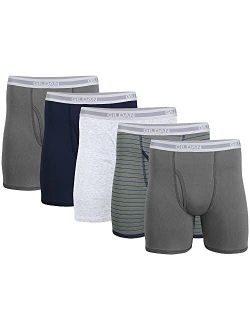 Men's Regular and Short Leg Boxer Briefs, Multipack