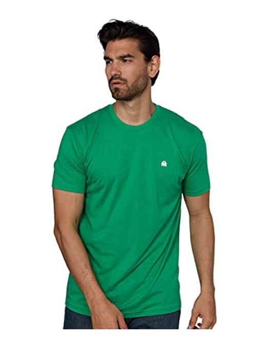 INTO THE AM Men's T-Shirts - Short Sleeve Crew Neck Soft Fitted Tees S - 4XL