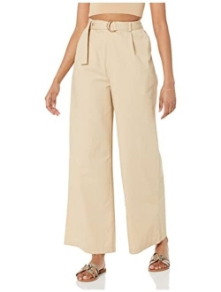 Women's Kellie Pull-on Belted Wide Leg Pant