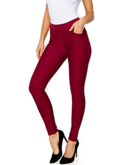 Prolific Health Women's Stretch Dress Pants Pull-On with Pockets Wear to Work Ponte