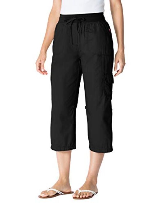 Woman Within Women's Plus Size Convertible Length Cargo Capri Pant